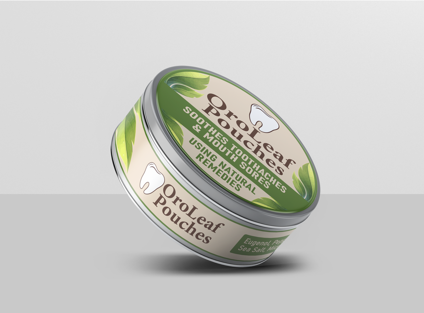 OroLeaf Natural Toothache Relief Pouches - Fast-Acting Oral Pain Relief with Clove, Peppermint & Eugenol